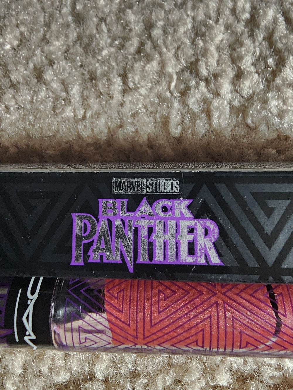 NWOT $25 MAC Lip Gloss x  Black Panther Lip Gloss - Orange-pink Shimmer